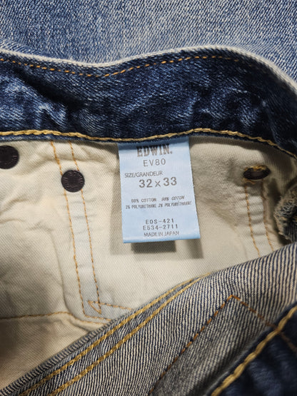Edwin EV-80 JP/EU Jeans - Made in Japan Selvedge (W32L33)