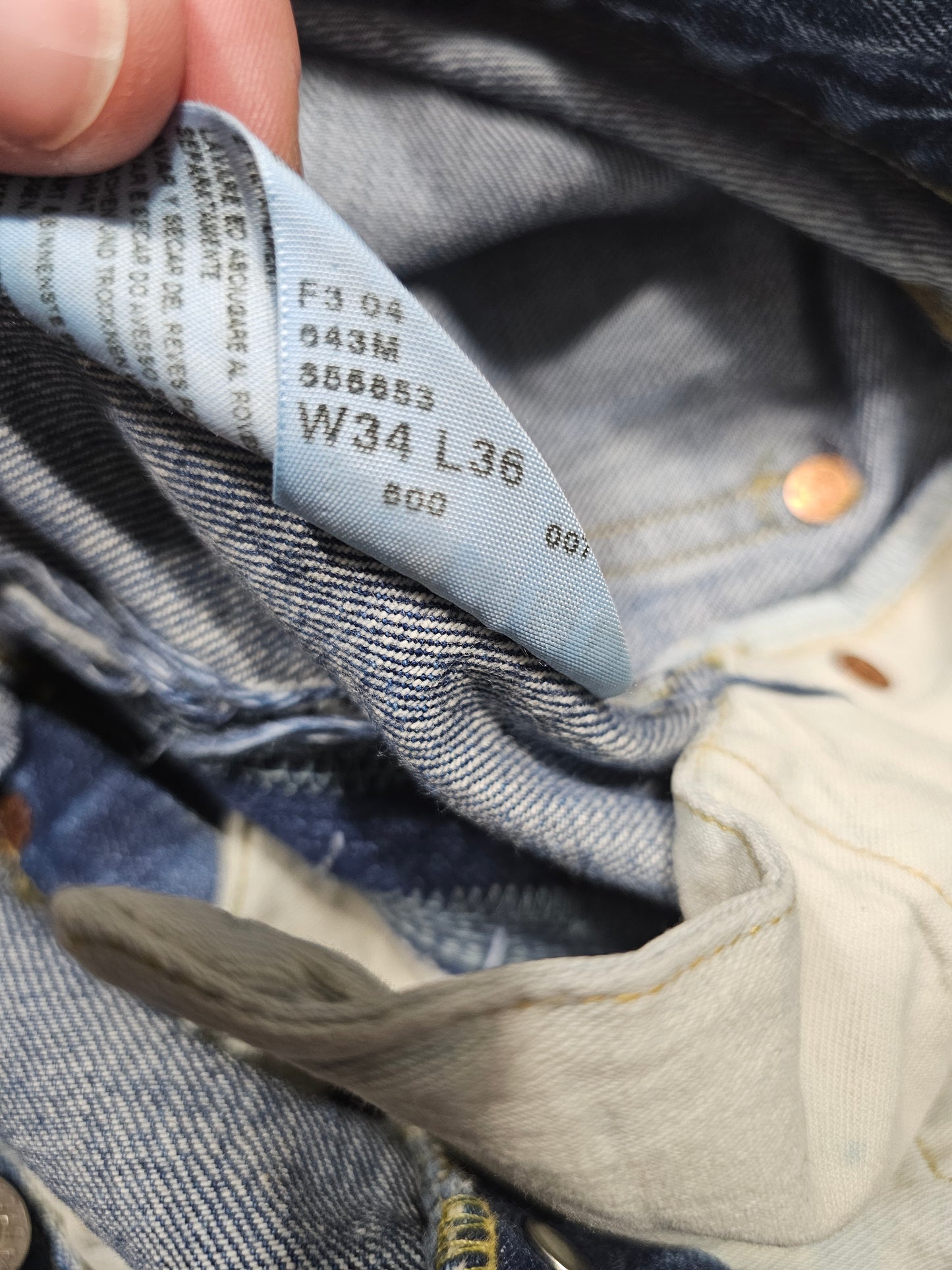 Jean LVC Levi's Vintage Clothing 501 1933 Retouché - Made in USA (W30L30)