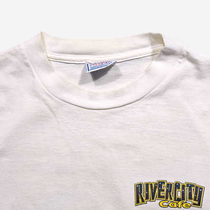 T-shirt vintage 90's River City Cafe - Made in USA Single Stitch (L)