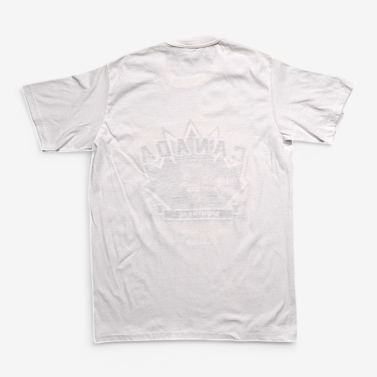 T-shirt Vintage 80's Souvenir Montréal Made in Canada Single Stitch (L)