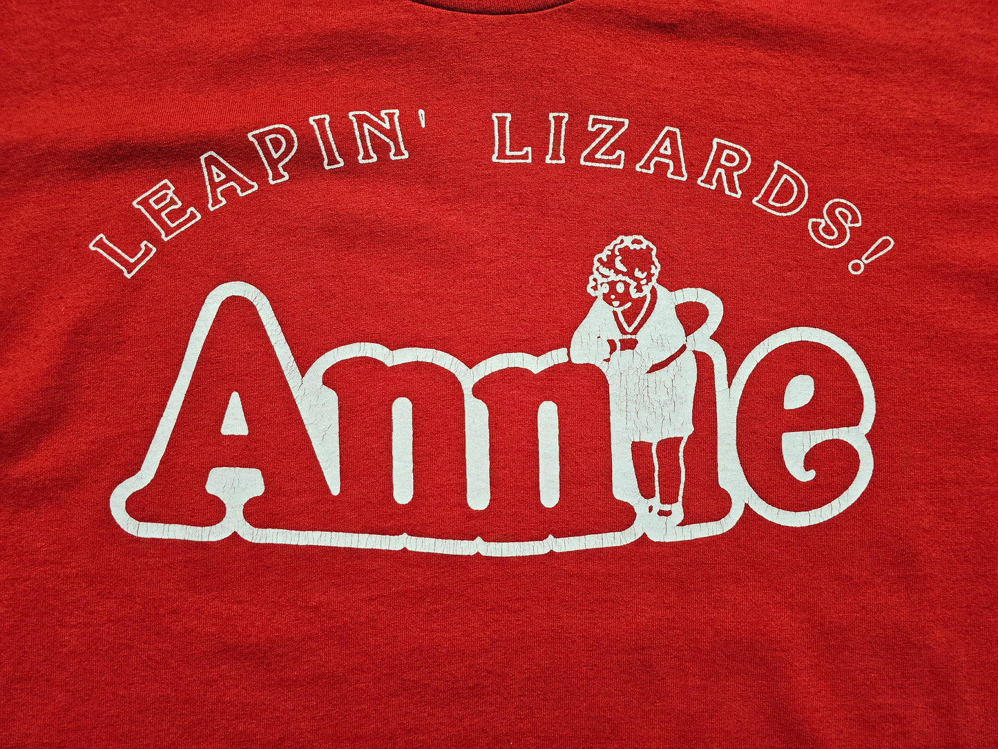 T-shirt vintage 90's Leapin' Lizards Annie - Single Stitch Made in Canada (XL)