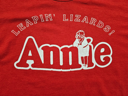T-shirt vintage 90's Leapin' Lizards Annie - Single Stitch Made in Canada (XL)
