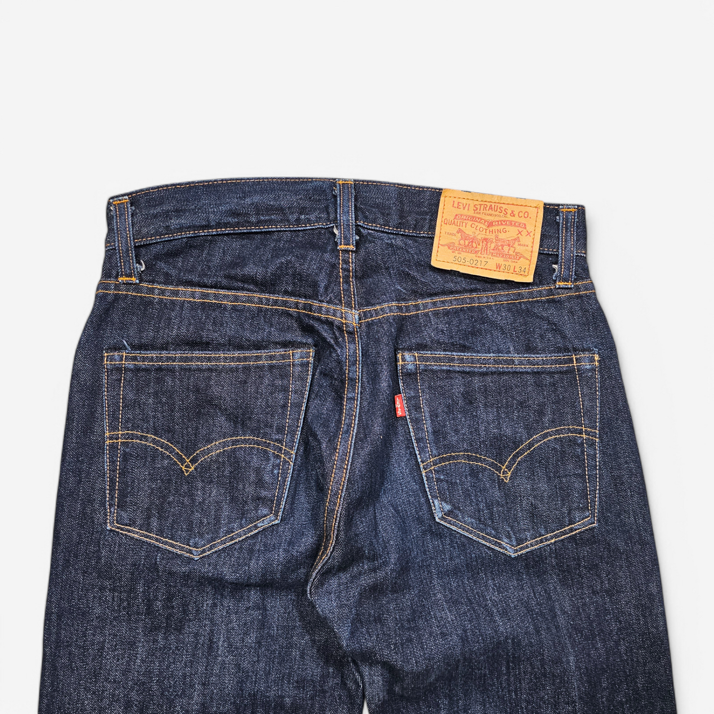 LVC Levi's Vintage Clothing 505 1967 Selvedge Big E Jeans - Made in USA (W28L34)