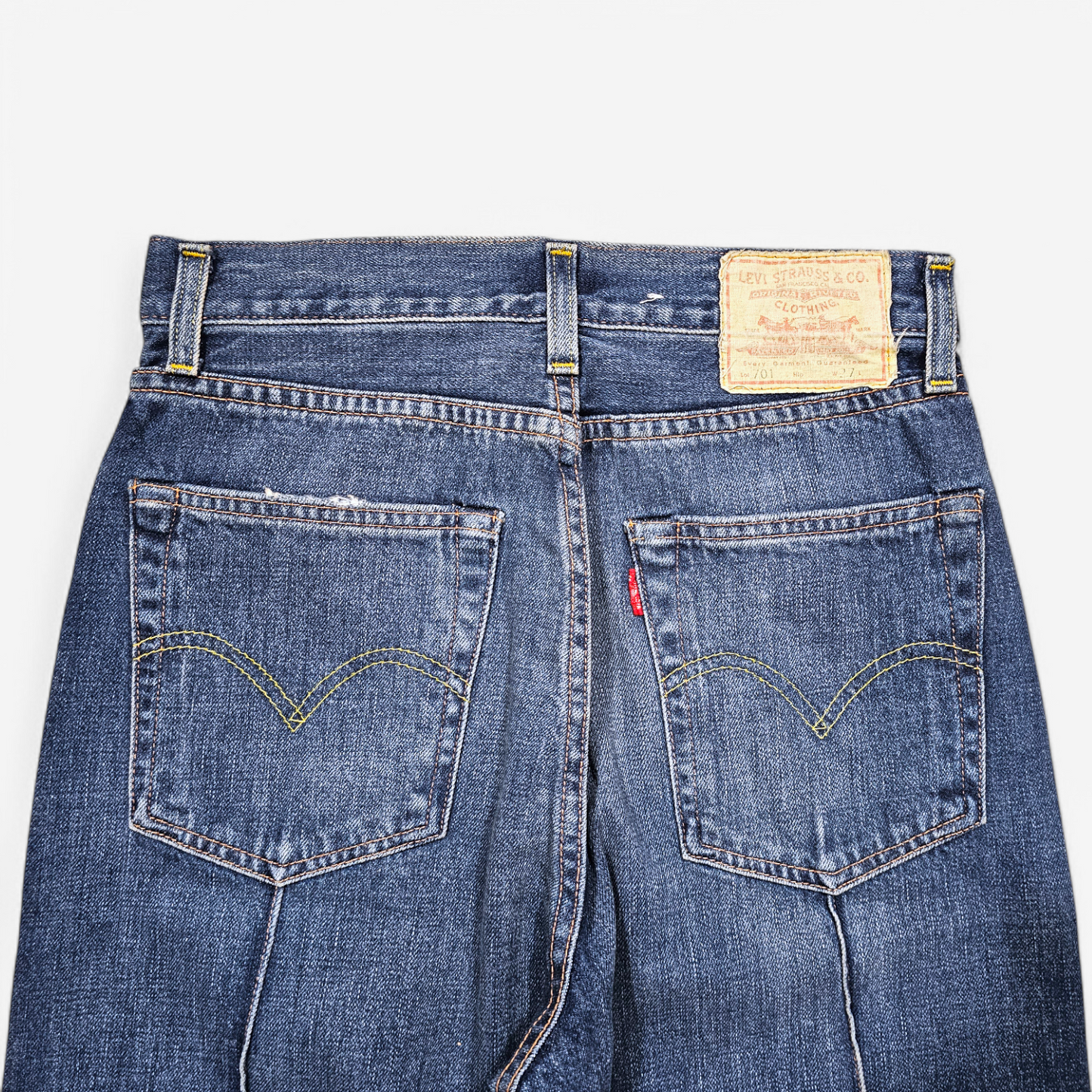 Jean LVC Levi's Vintage Clothing 701 Cropped - Selvedge Big E (W27)