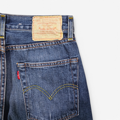 Jean LVC Levi's Vintage Clothing 701 Cropped - Selvedge Big E (W27)