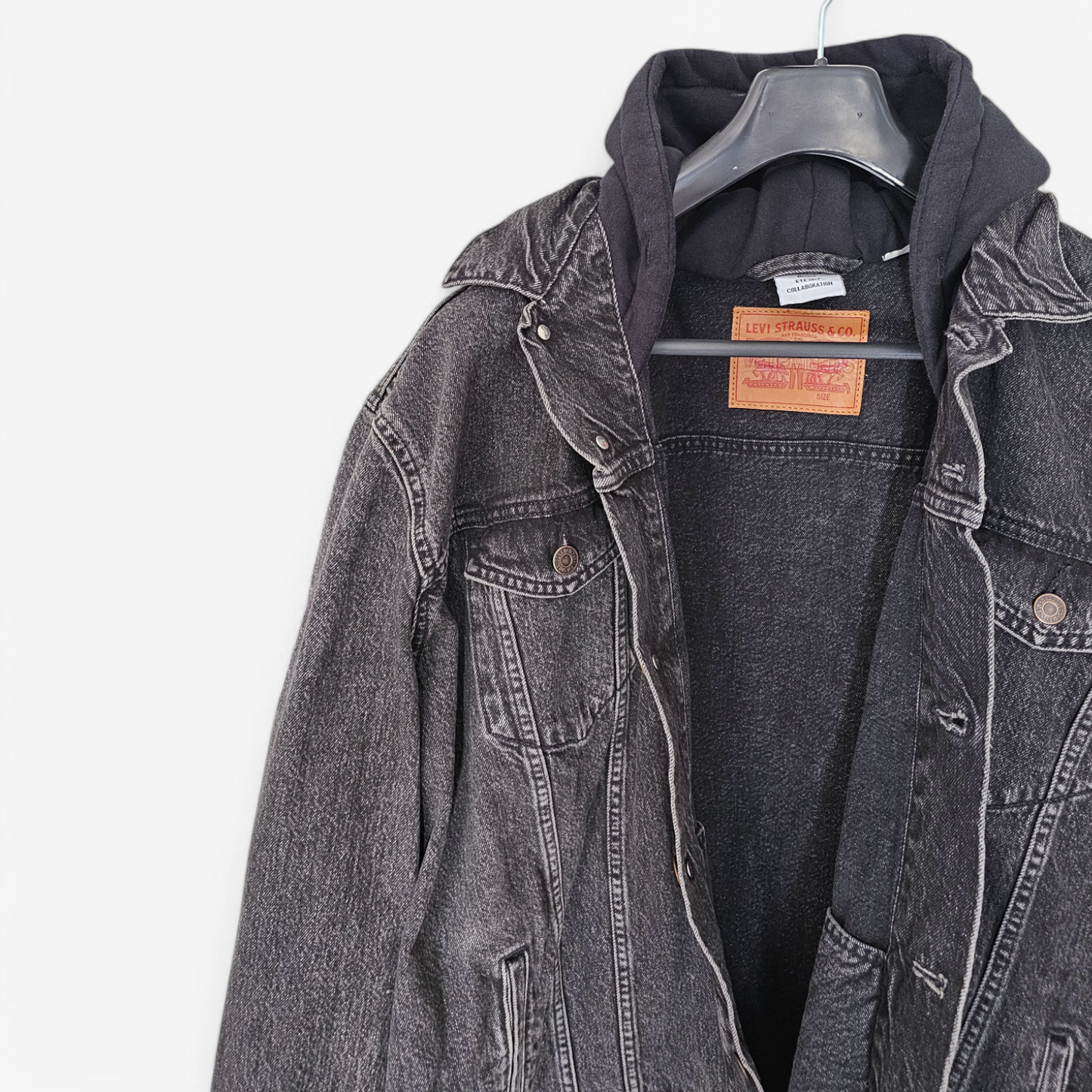 Levi's x Vetements Demna Gvasalia Hooded Oversized Denim Jacket (XS)