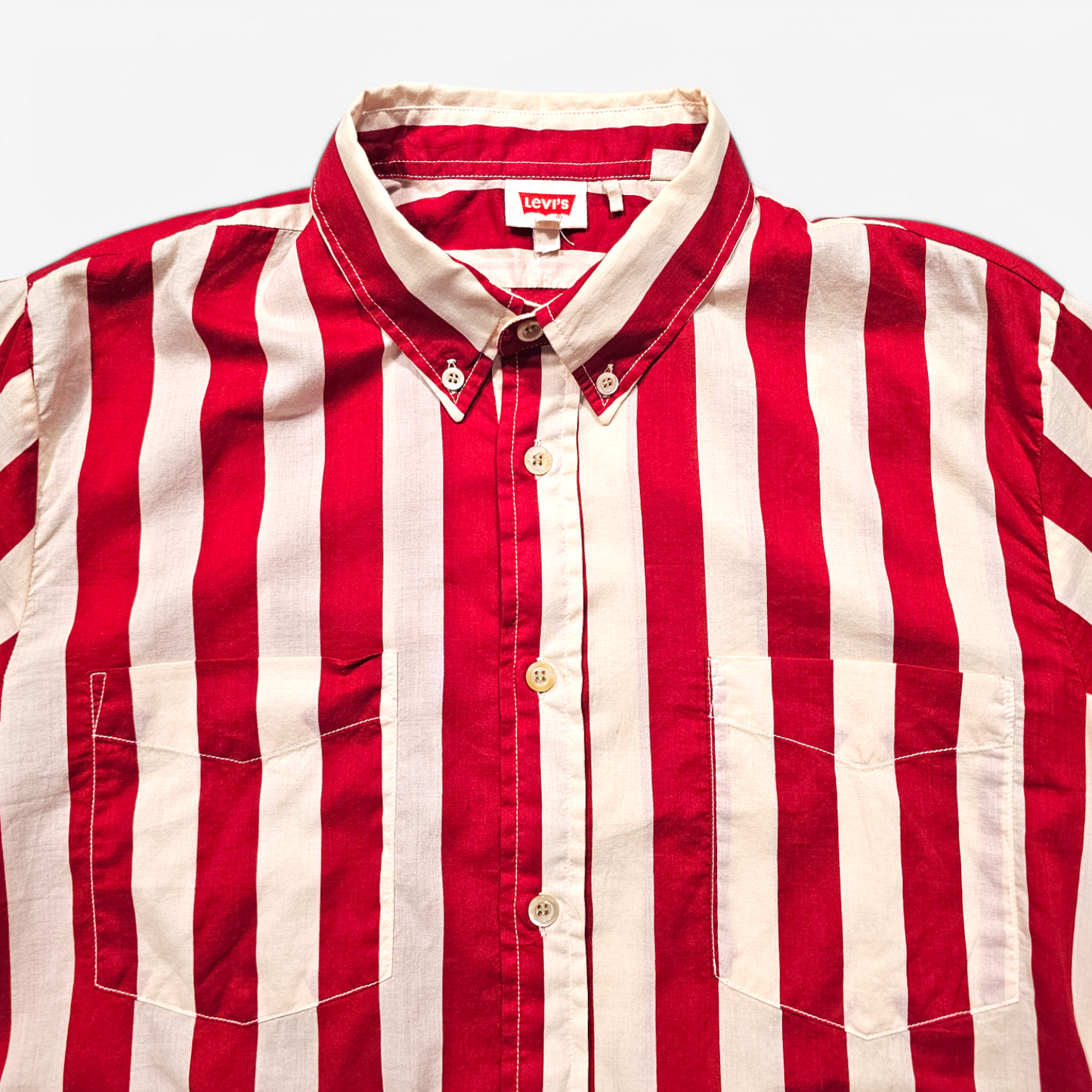 Chemise LVC Levi's Vintage Clothing 1960's Striped Shirt (S)