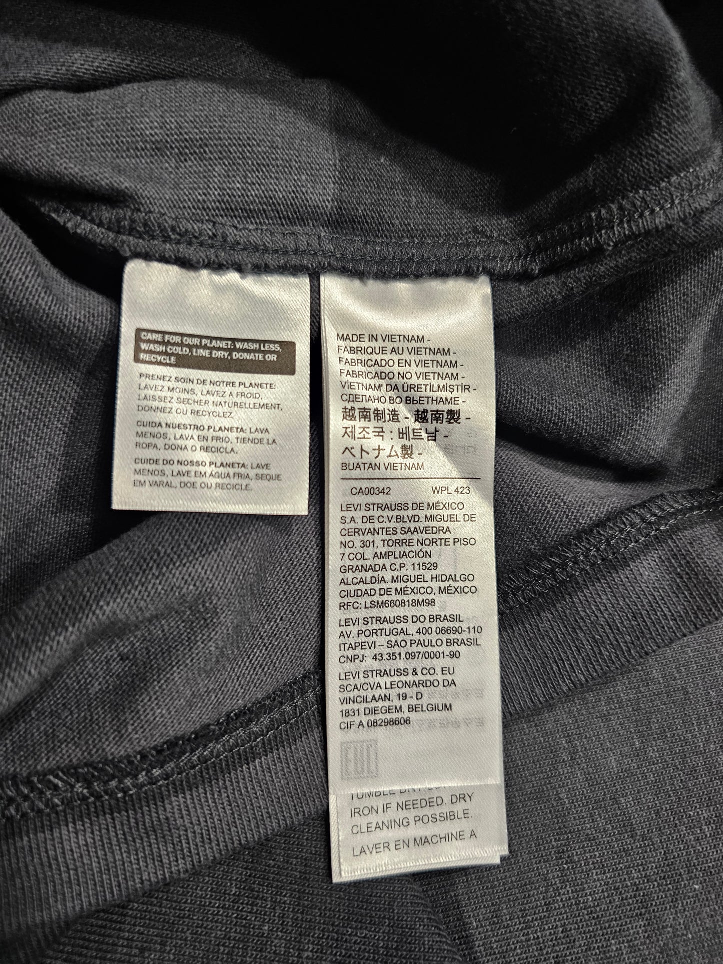 Levi's Made&Crafted Longsleeve Tee Rayé (XS)