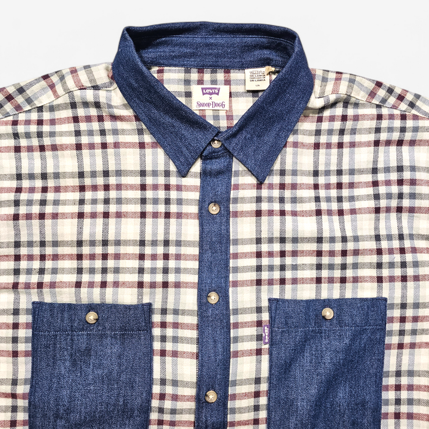 Chemise Levi's x Snoop Dogg Flannel Shirt Chanvre (L)