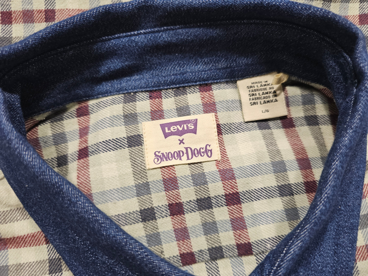 Chemise Levi's x Snoop Dogg Flannel Shirt Chanvre (L)