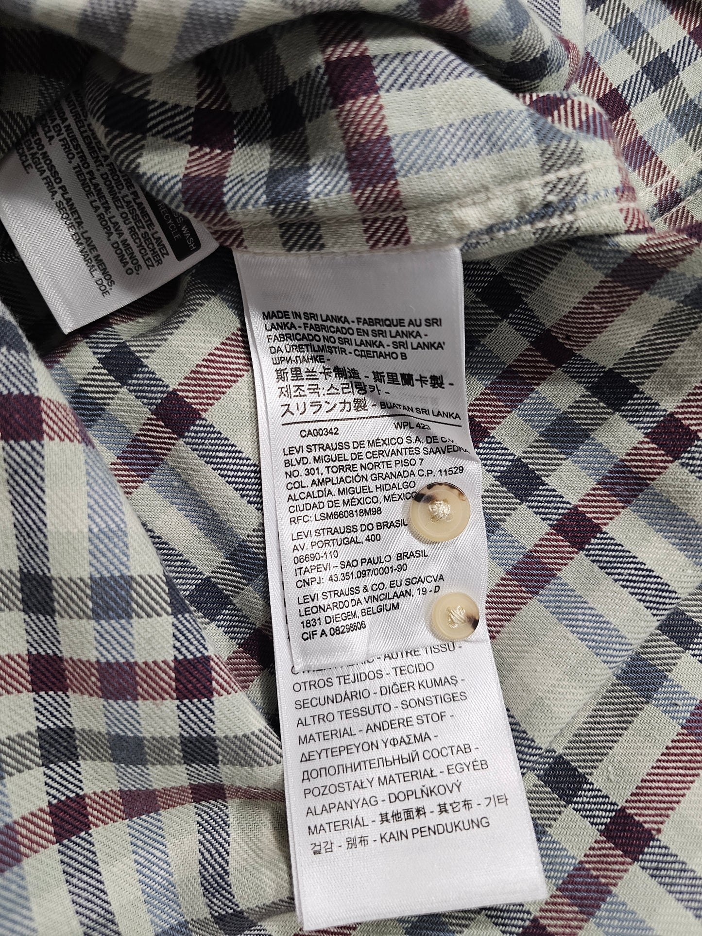 Chemise Levi's x Snoop Dogg Flannel Shirt Chanvre (L)