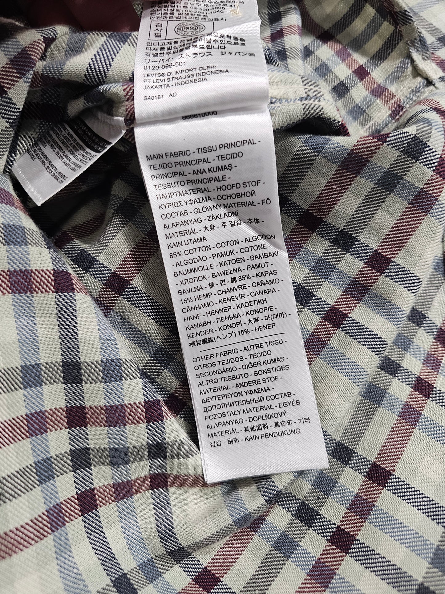 Chemise Levi's x Snoop Dogg Flannel Shirt Chanvre (L)