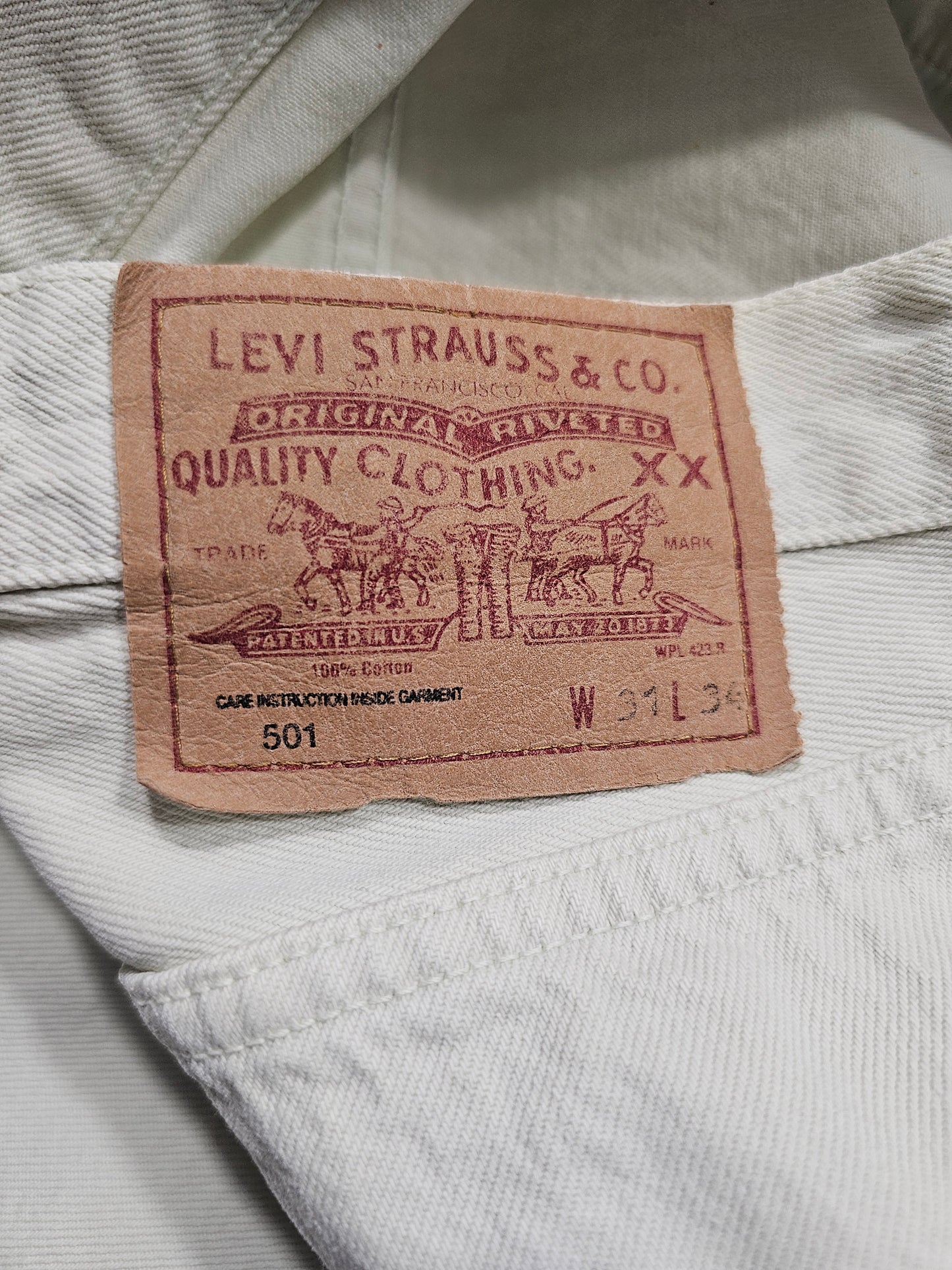 Jean Levi's 501 Vintage 90's - Made in France (W28L32)