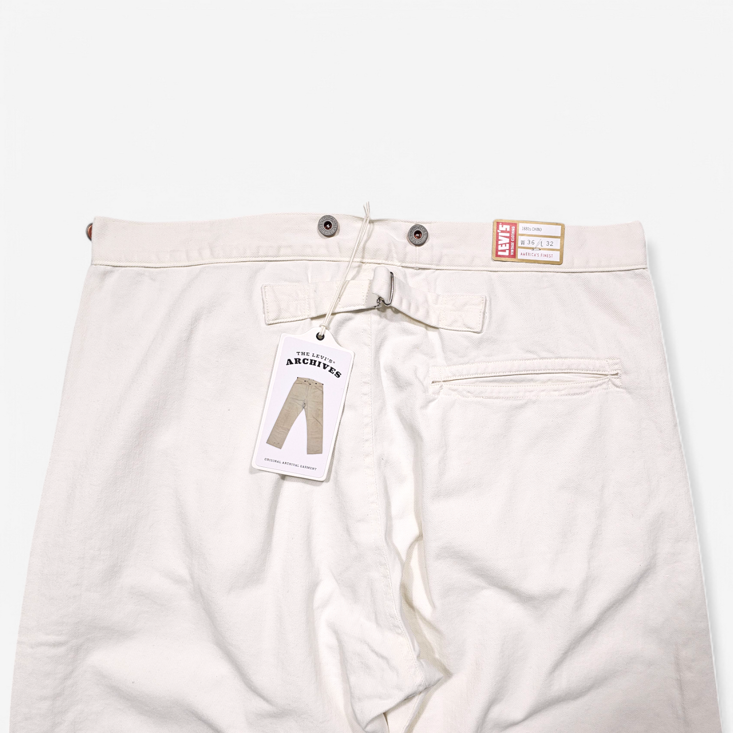 Pantalon LVC Levi's Vintage Clothing 1880s Chino Pants Repro (W36L32)