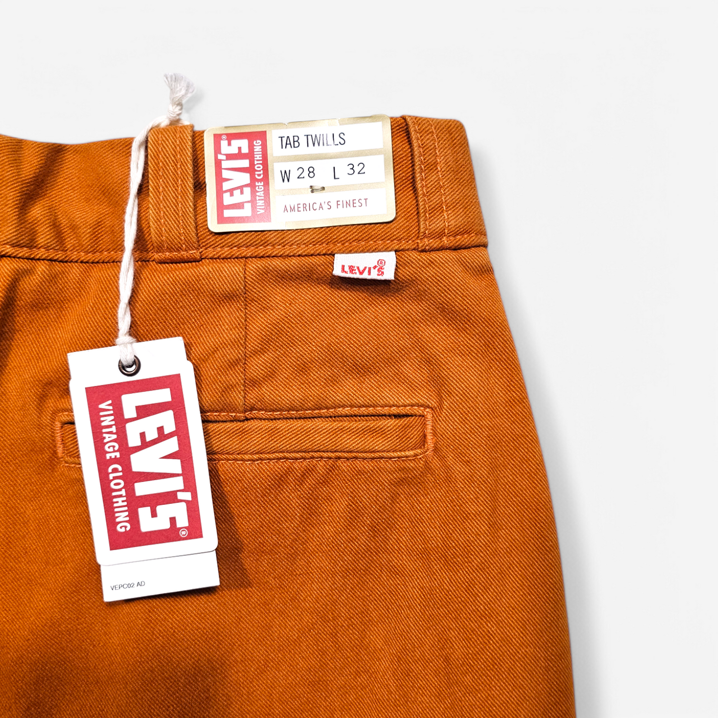 LVC Levi's Vintage Clothing Tab Twills Chino Pants - Big E (W28L32)
