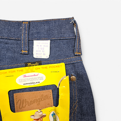 Vintage Deadstock 50's / 60's Wrangler 11BZ Blue Bell Jeans - Made in USA (W24)
