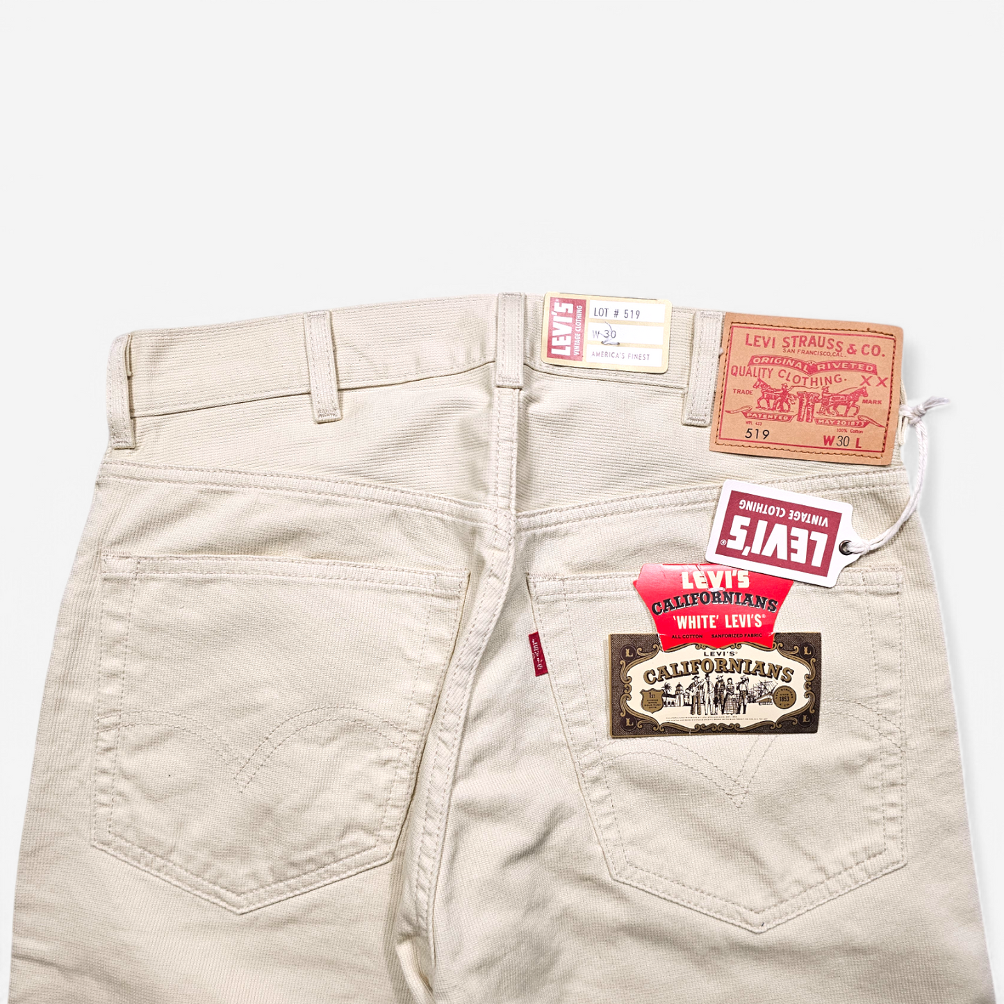 Pantalon LVC Levi's Vintage Clothing 519 Bedford Pant - Big E (W30)