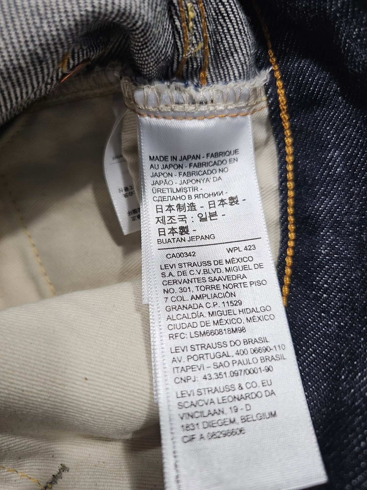 Jean LVC Levi's Vintage Clothing 501 1954 STF - Made in Japan Big E Selvedge (W29L32)