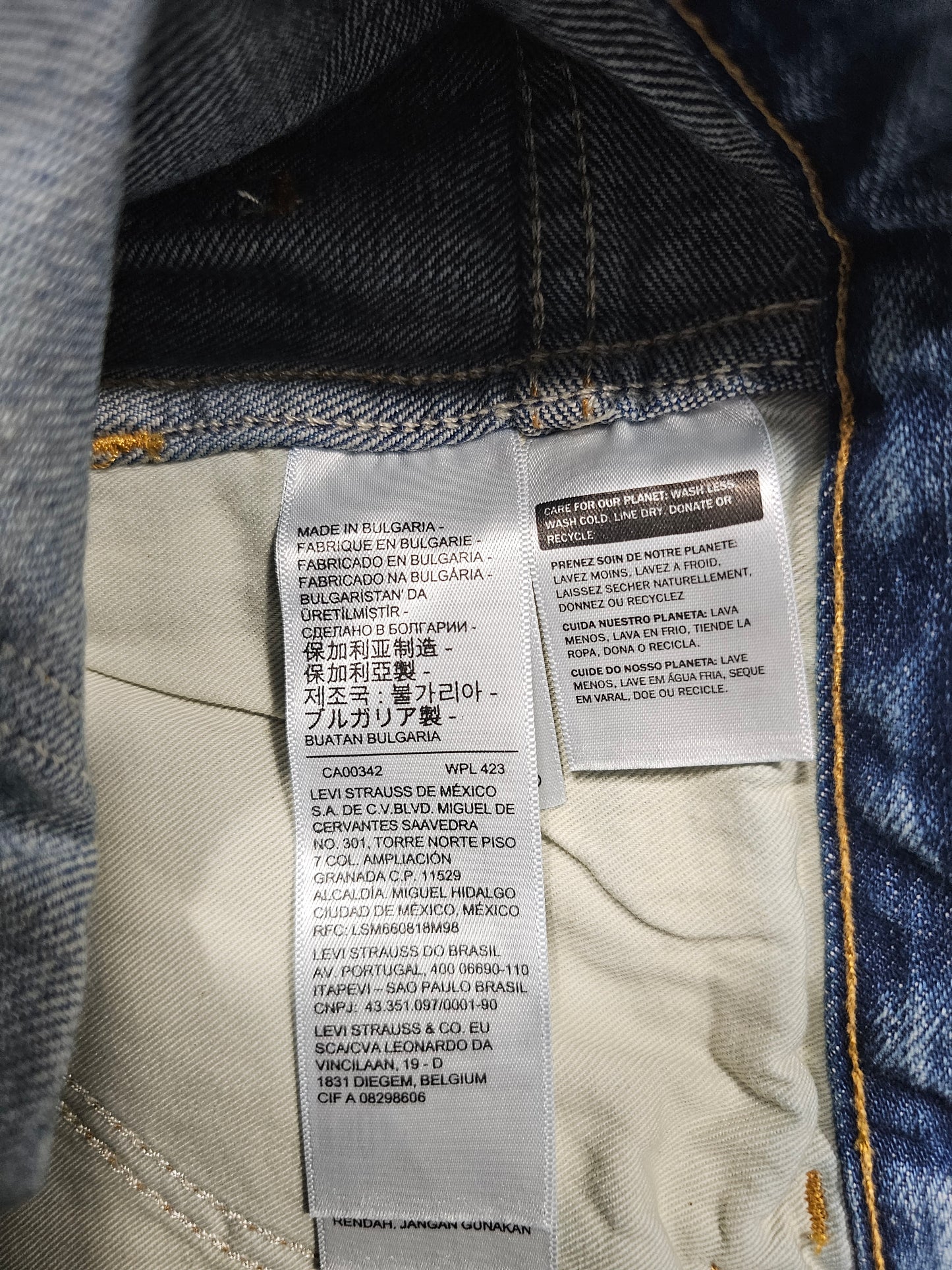 Jean Levi's Vintage Clothing 606 1965 Super Slims - Big E (W30L32)