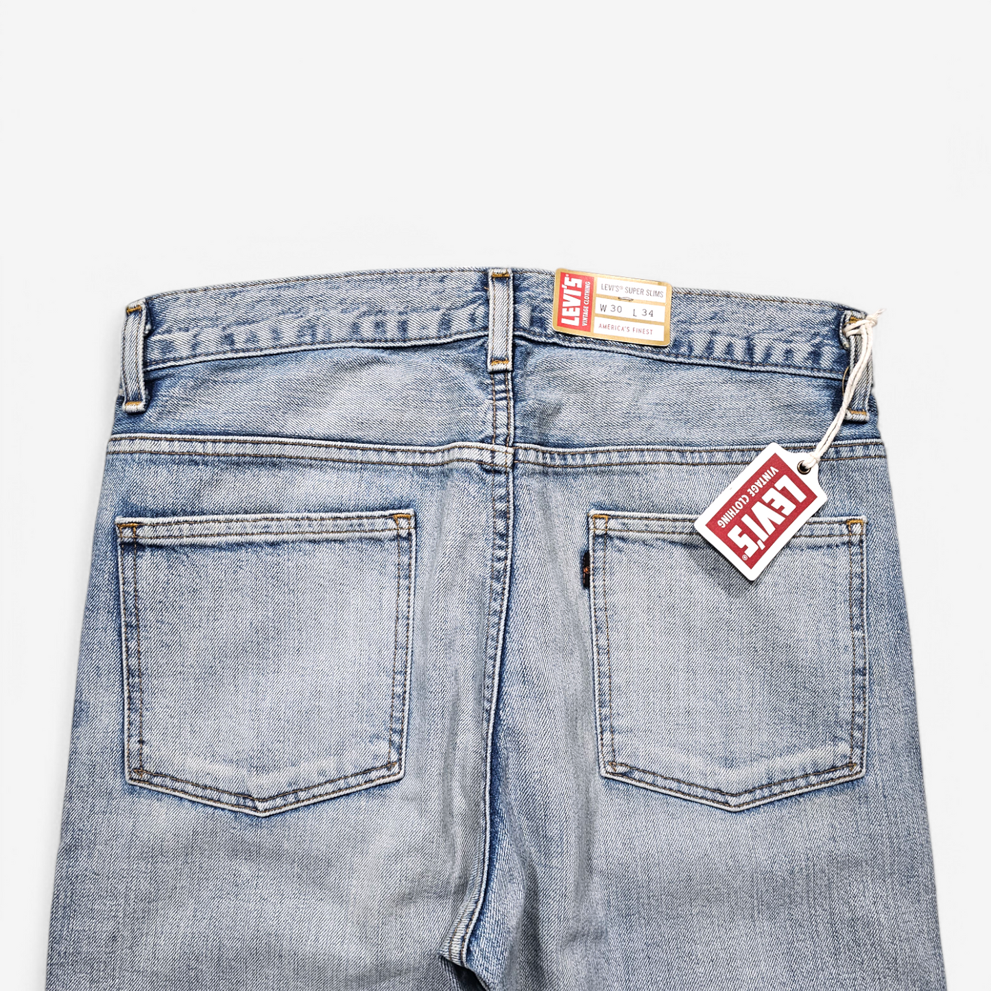 Jean Levi's Vintage Clothing 606 1965 Super Slims - Big E (W30L34)