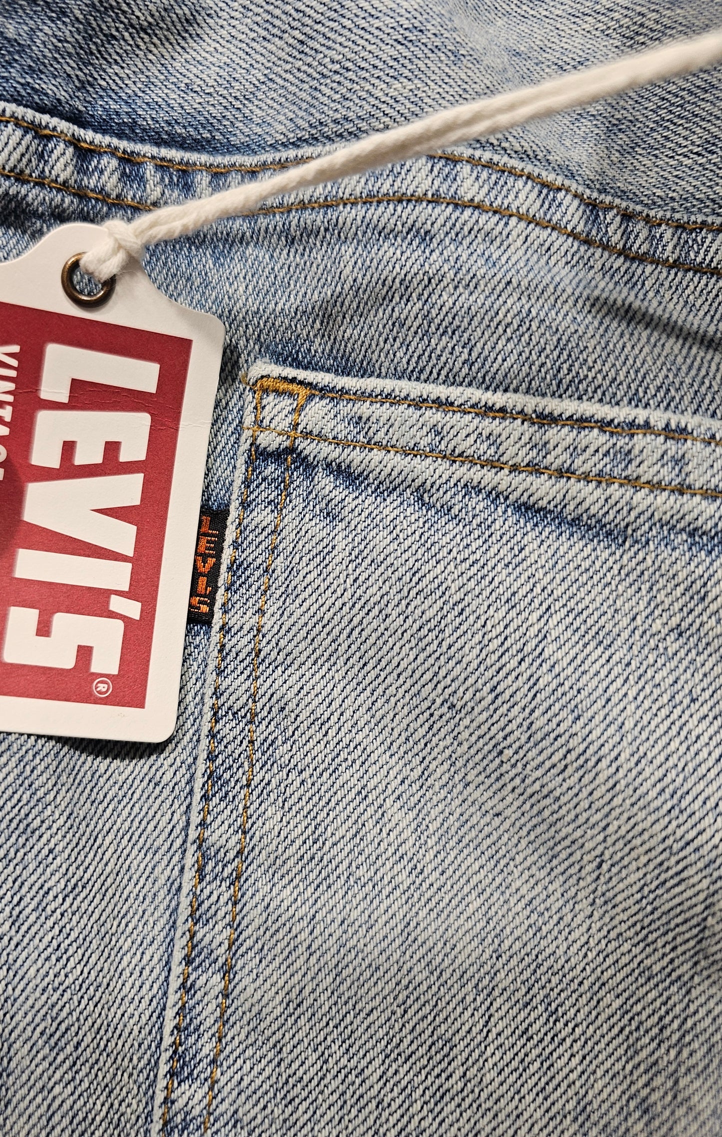 Jean Levi's Vintage Clothing 606 1965 Super Slims - Big E (W30L34)