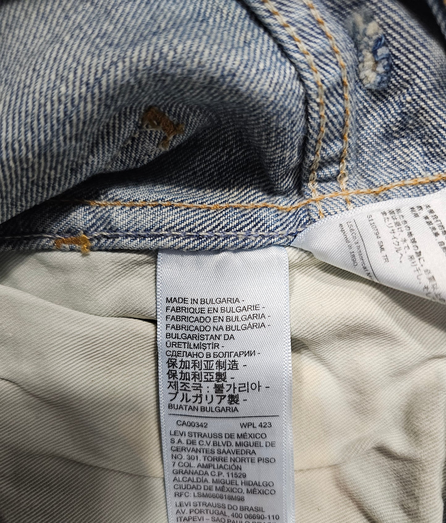 Jean Levi's Vintage Clothing 606 1965 Super Slims - Big E (W30L34)