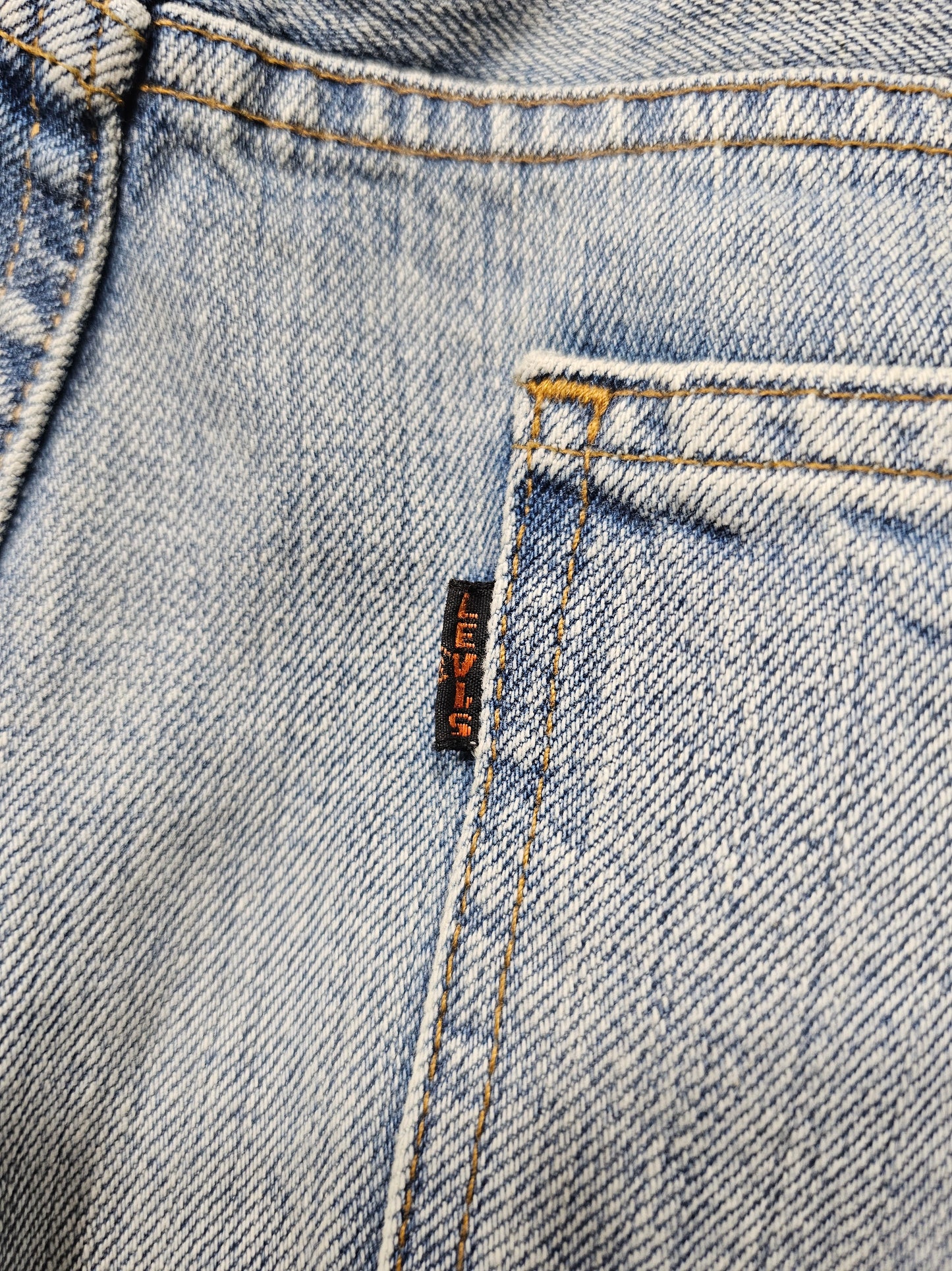 Jean Levi's Vintage Clothing 606 1965 Super Slims - Big E (W32L34)