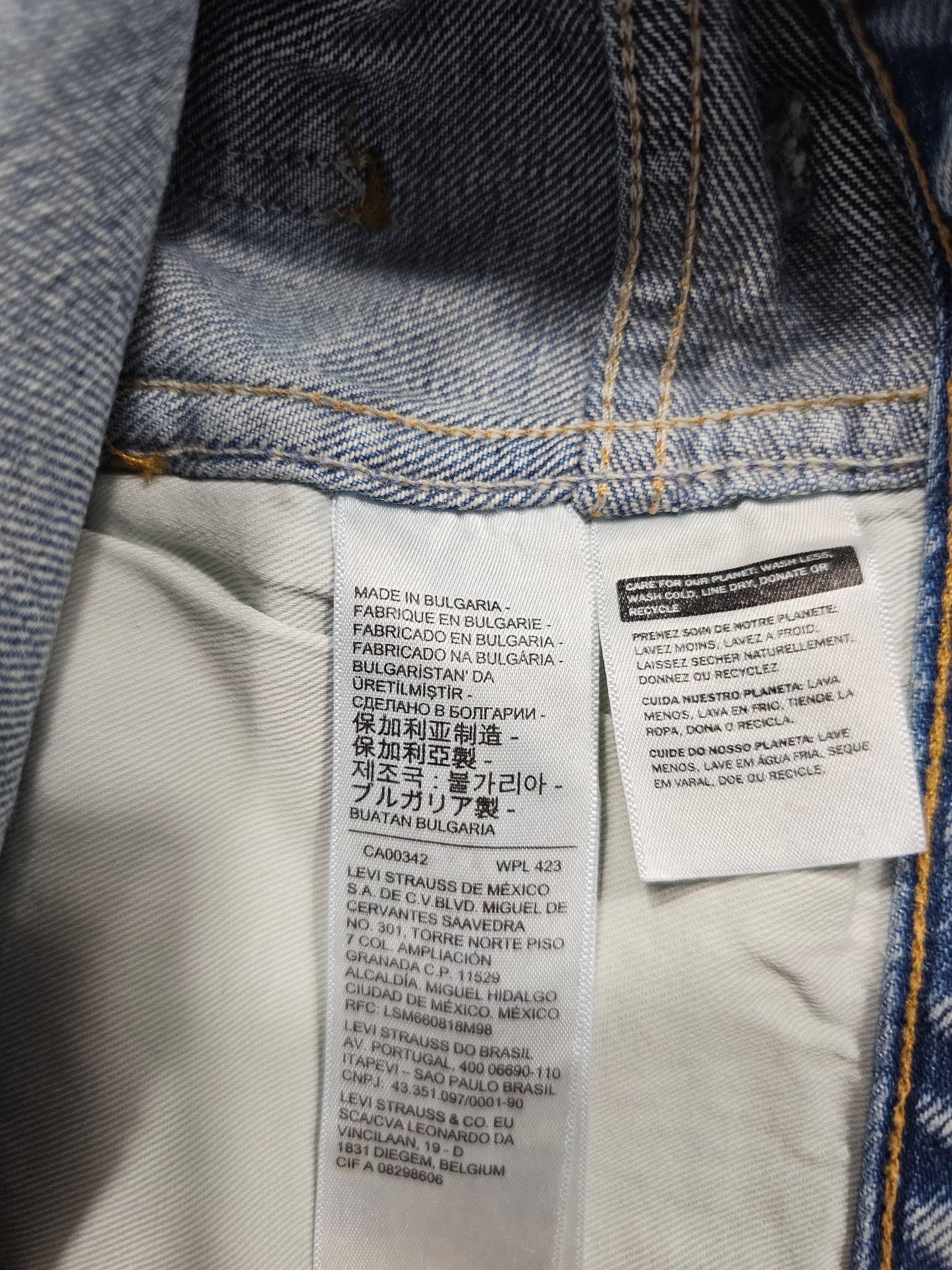 Jean Levi's Vintage Clothing 606 1965 Super Slims - Big E (W32L34)