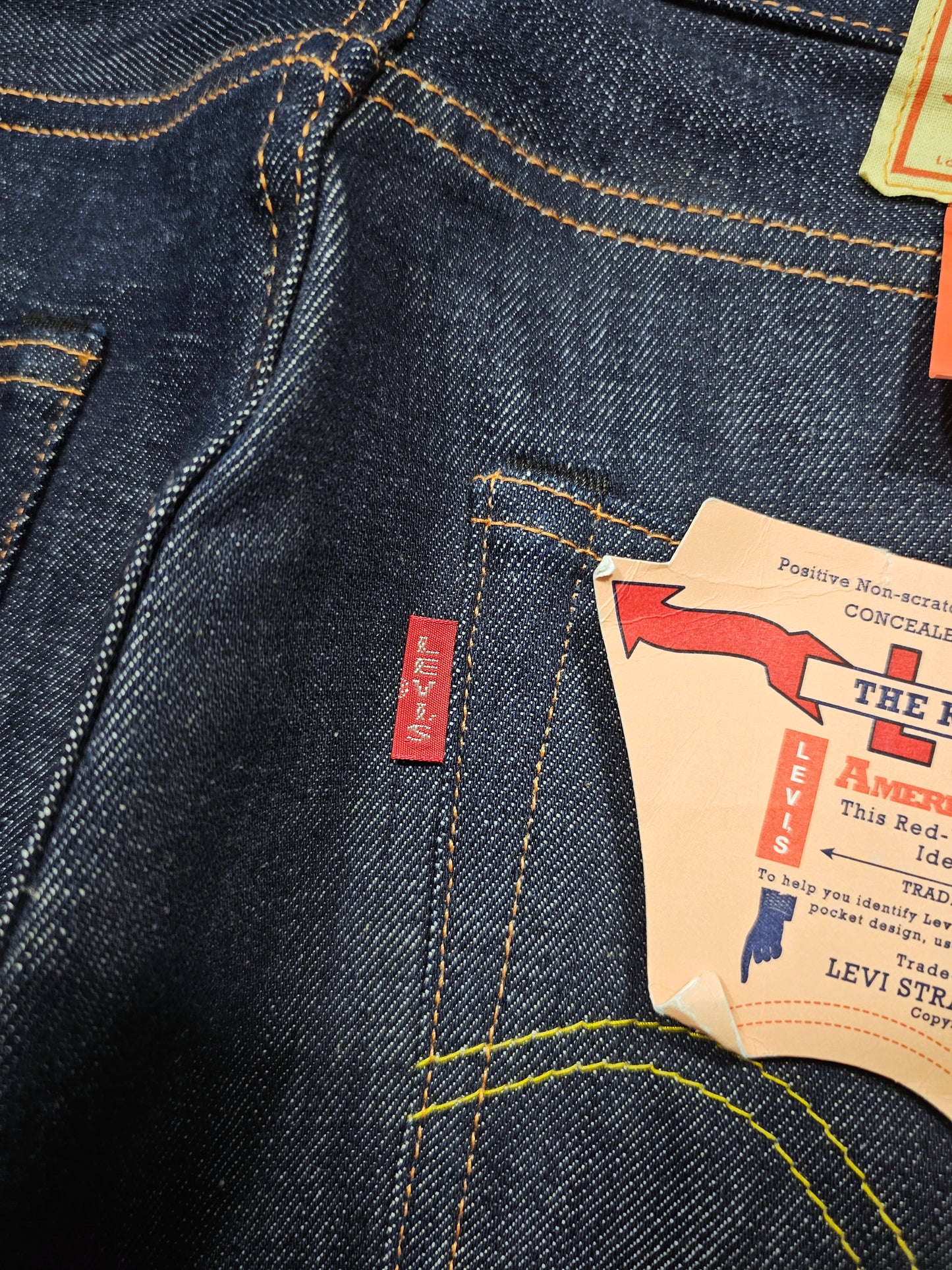 Jean LVC Levi's Vintage Clothing 701 1950s - Big E Selvedge (W30)