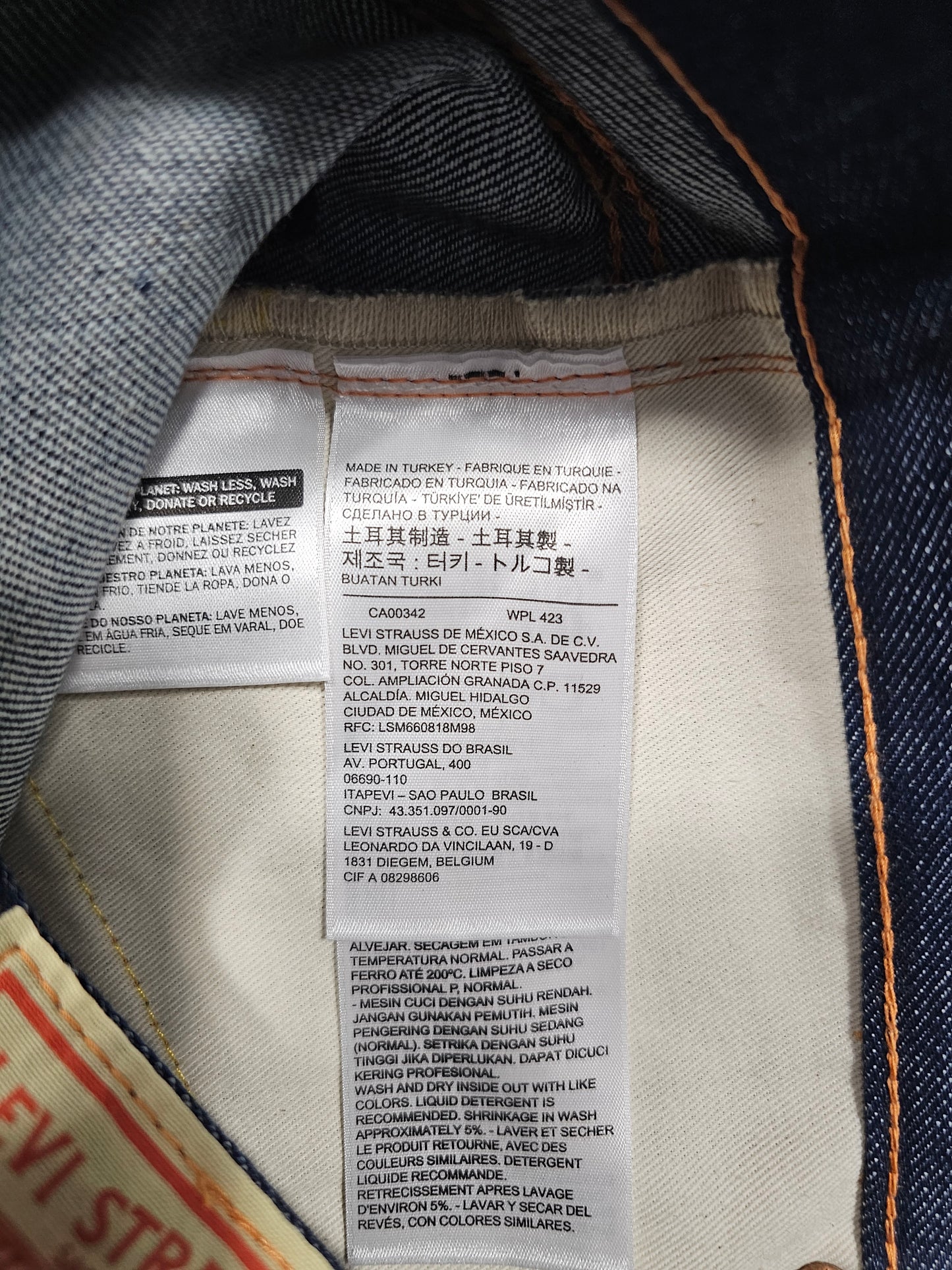 Jean LVC Levi's Vintage Clothing 701 1950s - Big E Selvedge (W30)