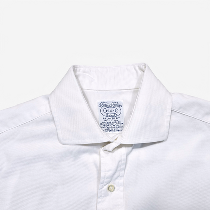 Chemise Vintage Brooks Brothers Relaxed Fit Poignets Mousquetaires - Made in USA (15.5 L)