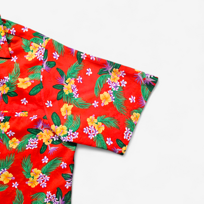 Hawaiian Shirt Vintage 70's Hilo Hattie - Made in USA Hawaii (XL)