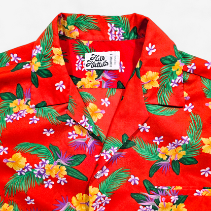 Hawaiian Shirt Vintage 70's Hilo Hattie - Made in USA Hawaii (XL)
