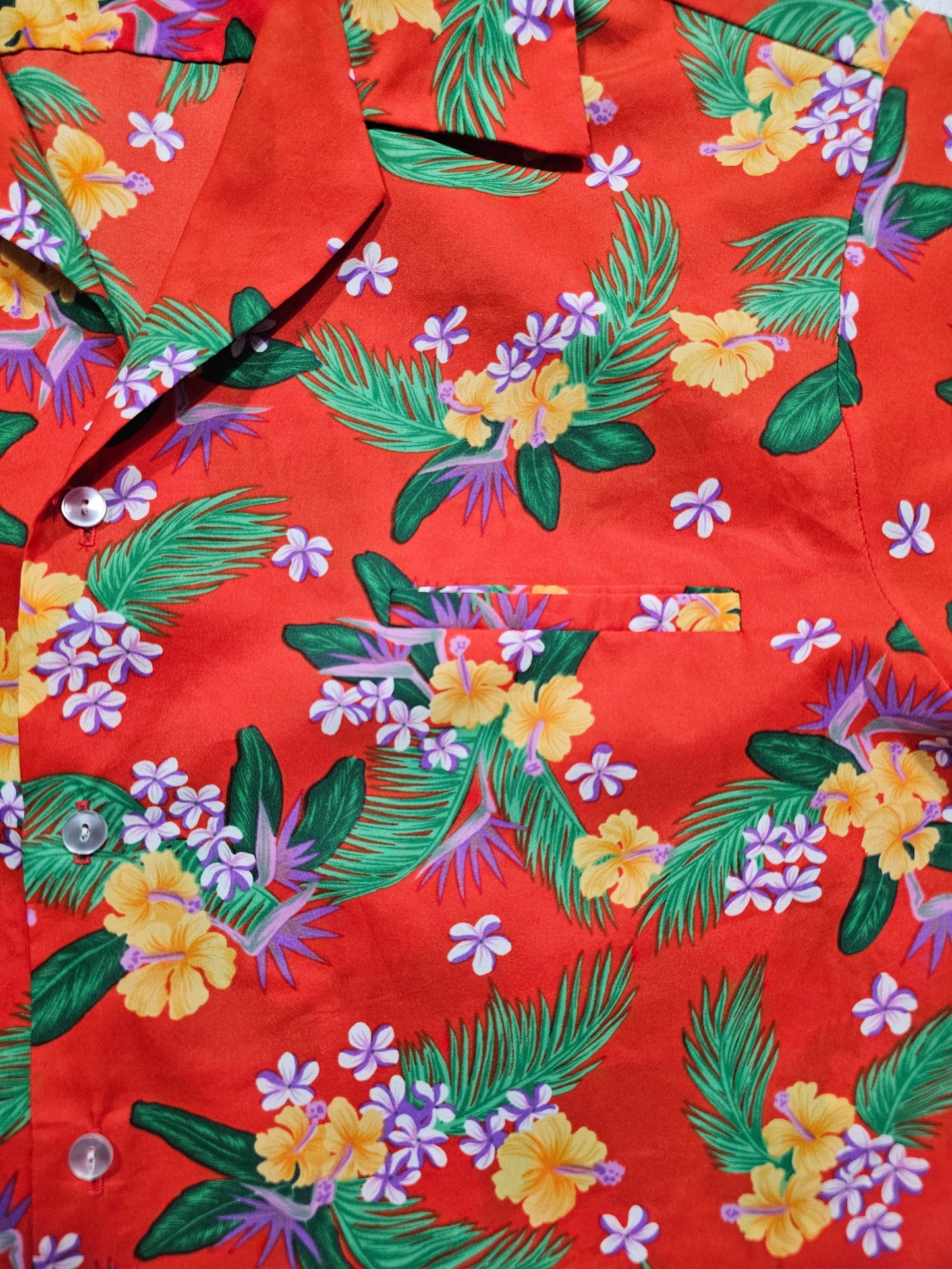 Hawaiian Shirt Vintage 70's Hilo Hattie - Made in USA Hawaii (XL)