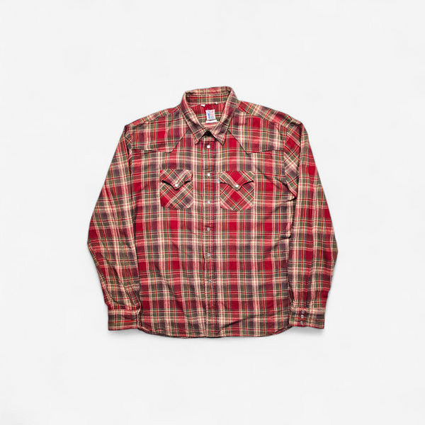 Chemise LVC Levi's Vintage Clothing 1950's Western Wear Flannel Shirt - Big E