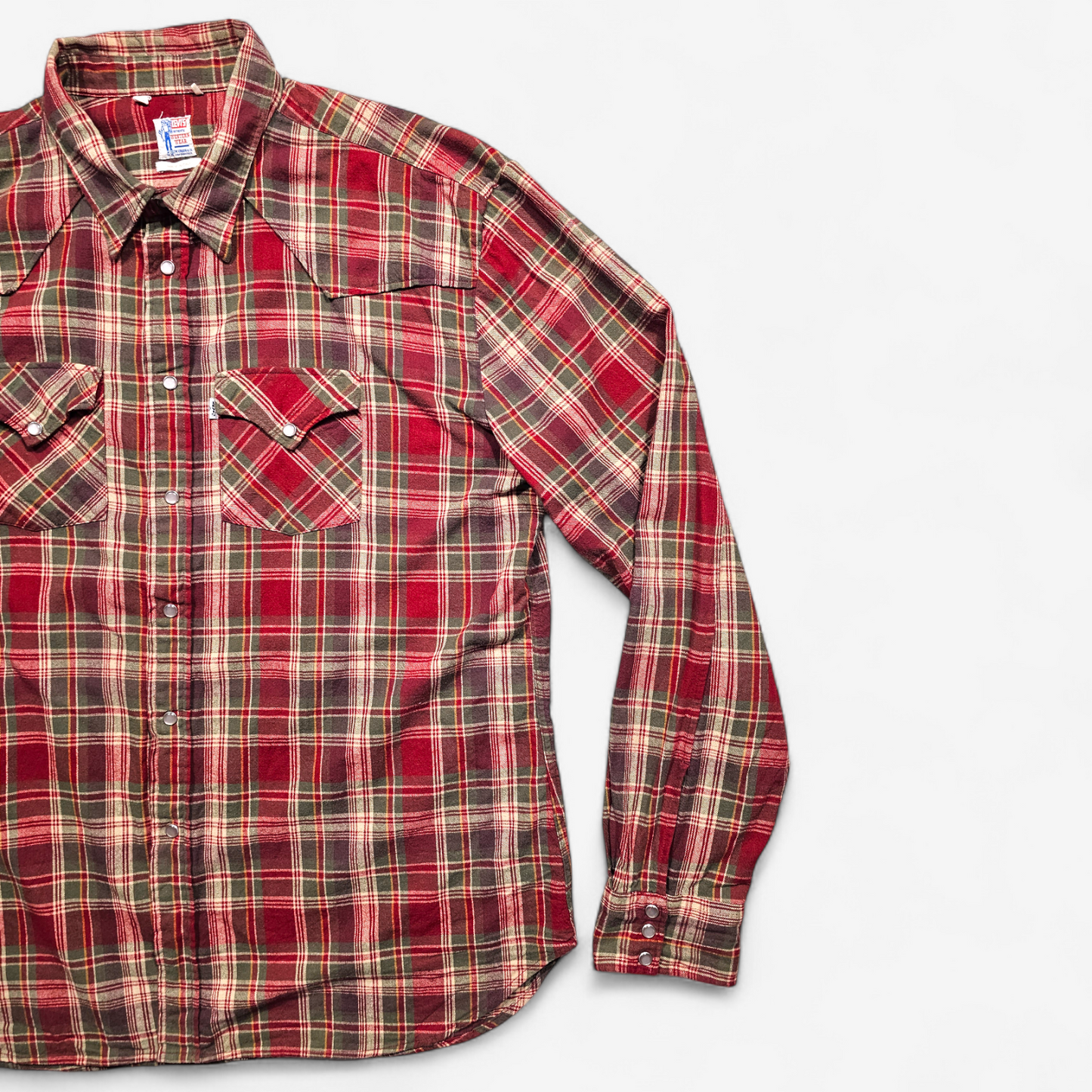 Chemise LVC Levi's Vintage Clothing 1950's Western Wear Flannel Shirt - Big E (XXL)