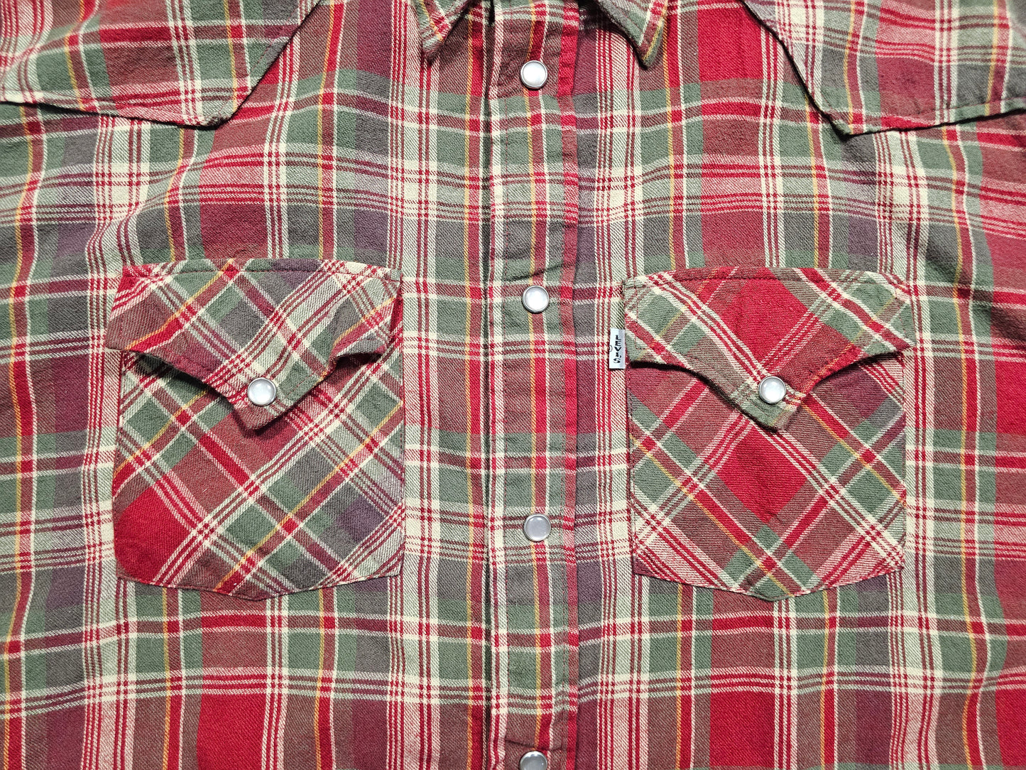 Chemise LVC Levi's Vintage Clothing 1950's Western Wear Flannel Shirt - Big E (XXL)