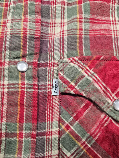Chemise LVC Levi's Vintage Clothing 1950's Western Wear Flannel Shirt - Big E (XXL)