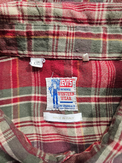 Chemise LVC Levi's Vintage Clothing 1950's Western Wear Flannel Shirt - Big E (XXL)