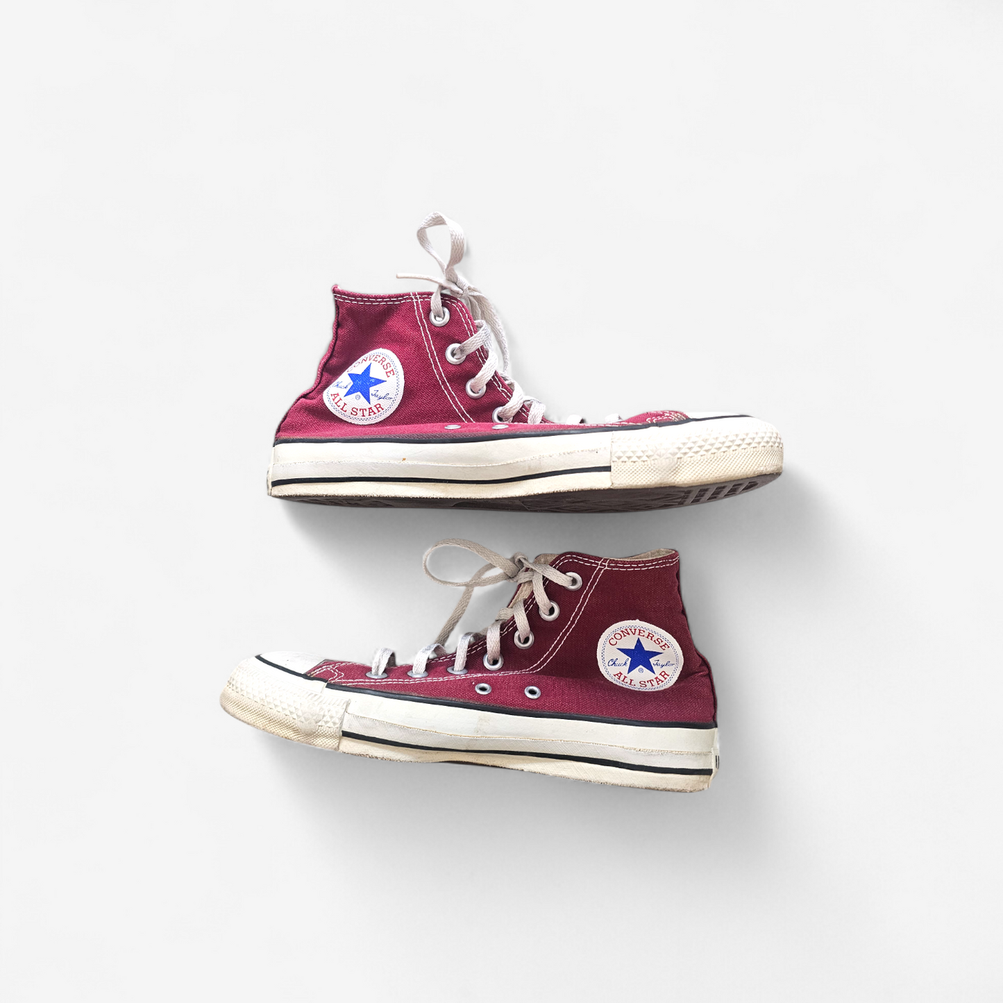 Vintage 90's Converse Chuck Taylor All Star High Burgundy