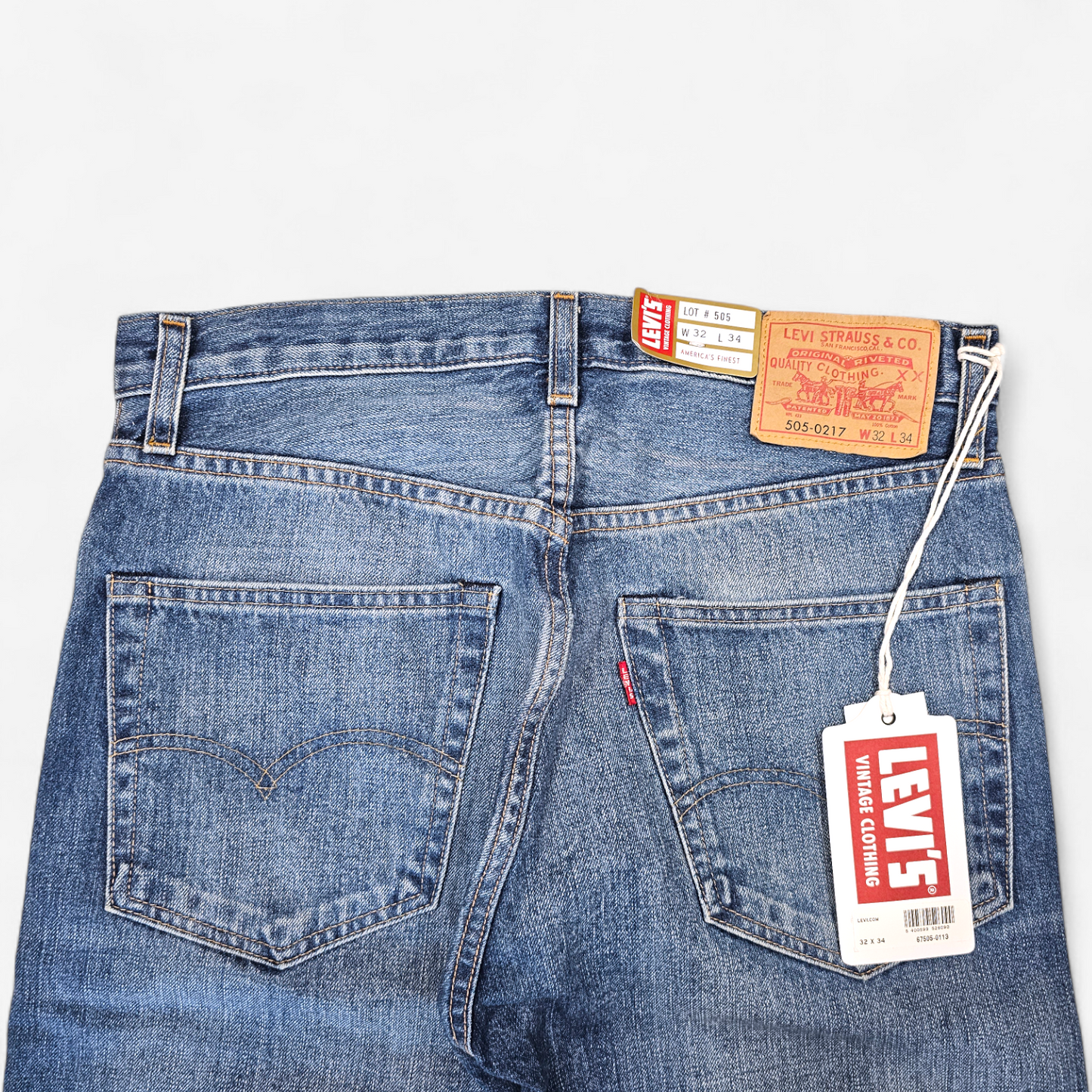 Jean LVC Levi's Vintage Clothing 505 1967 - Selvedge Big E (W32L34)