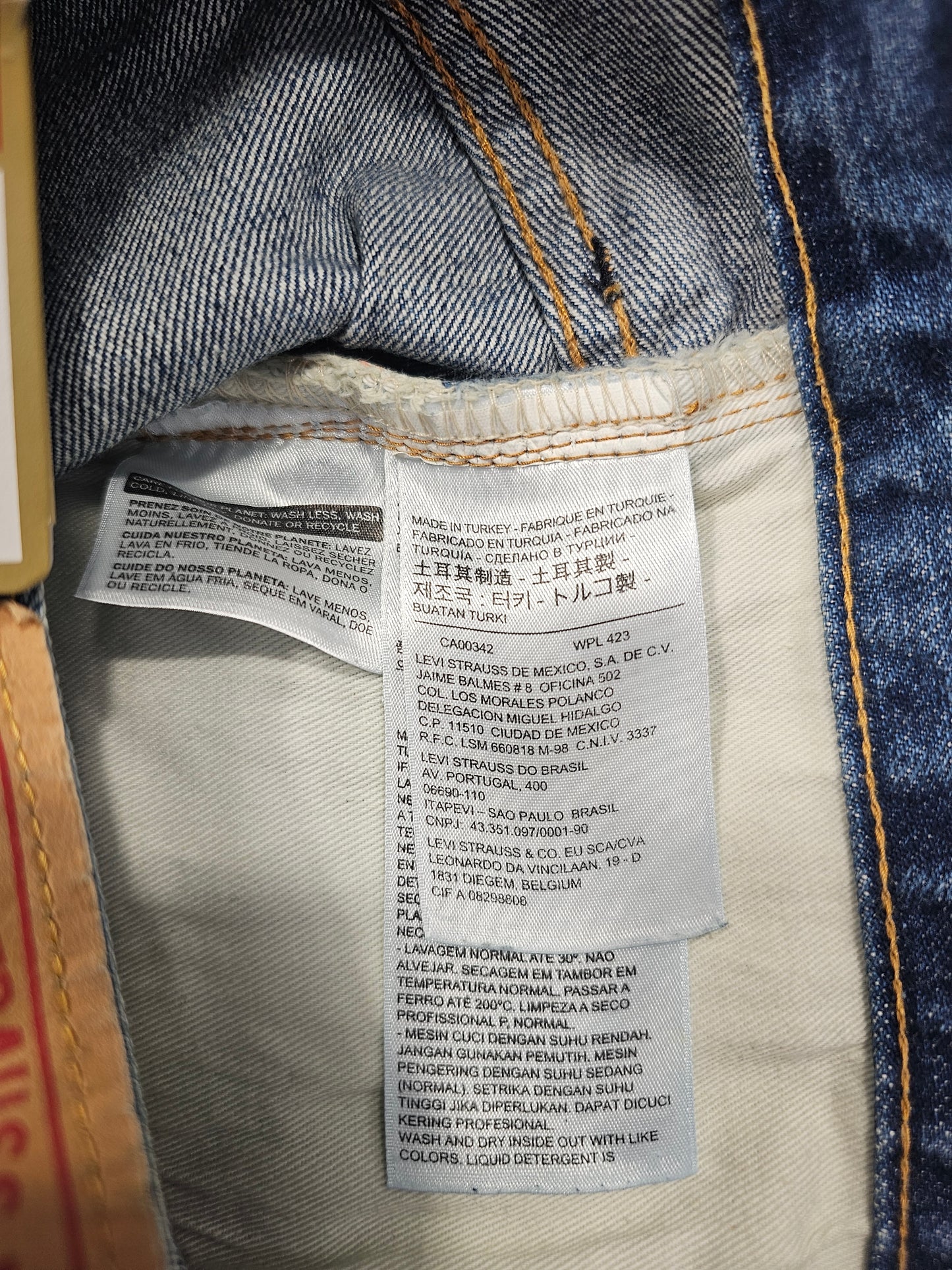 Jean LVC Levi's Vintage Clothing 505 1967 - Selvedge Big E (W32L34)