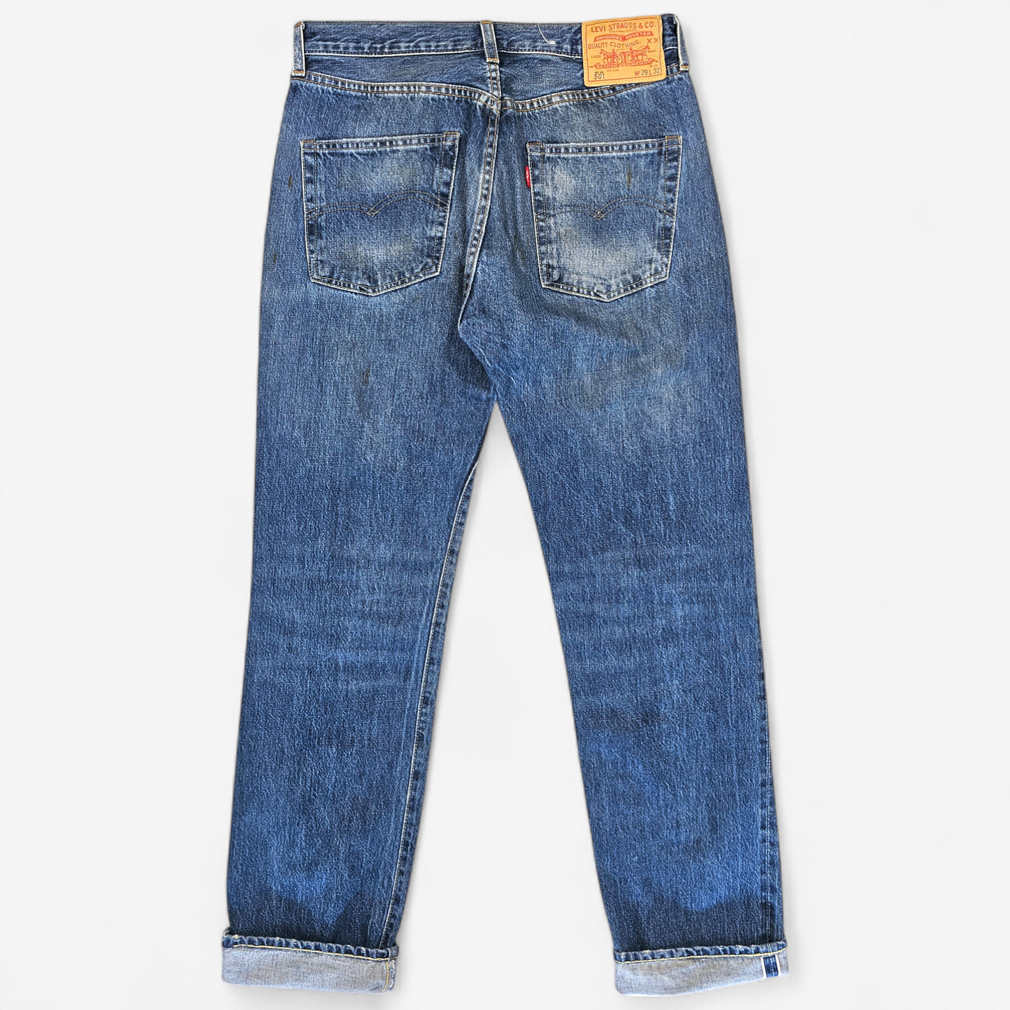 Jean LVC Levi's Vintage Clothing 501 1966 - Selvedge Big E (W29L32)