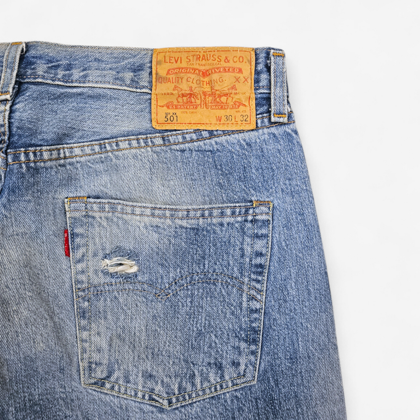 Jean LVC Levi's Vintage Clothing 501 1966 - Selvedge Big E (W30L30)