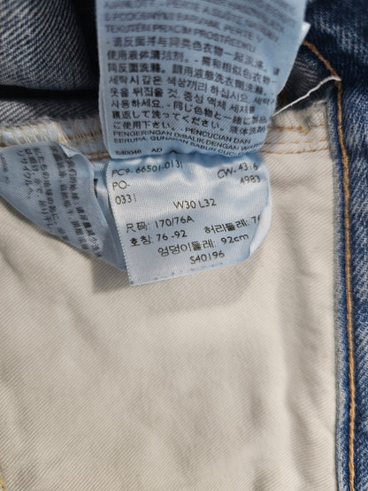 Jean LVC Levi's Vintage Clothing 501 1966 - Selvedge Big E (W30L30)