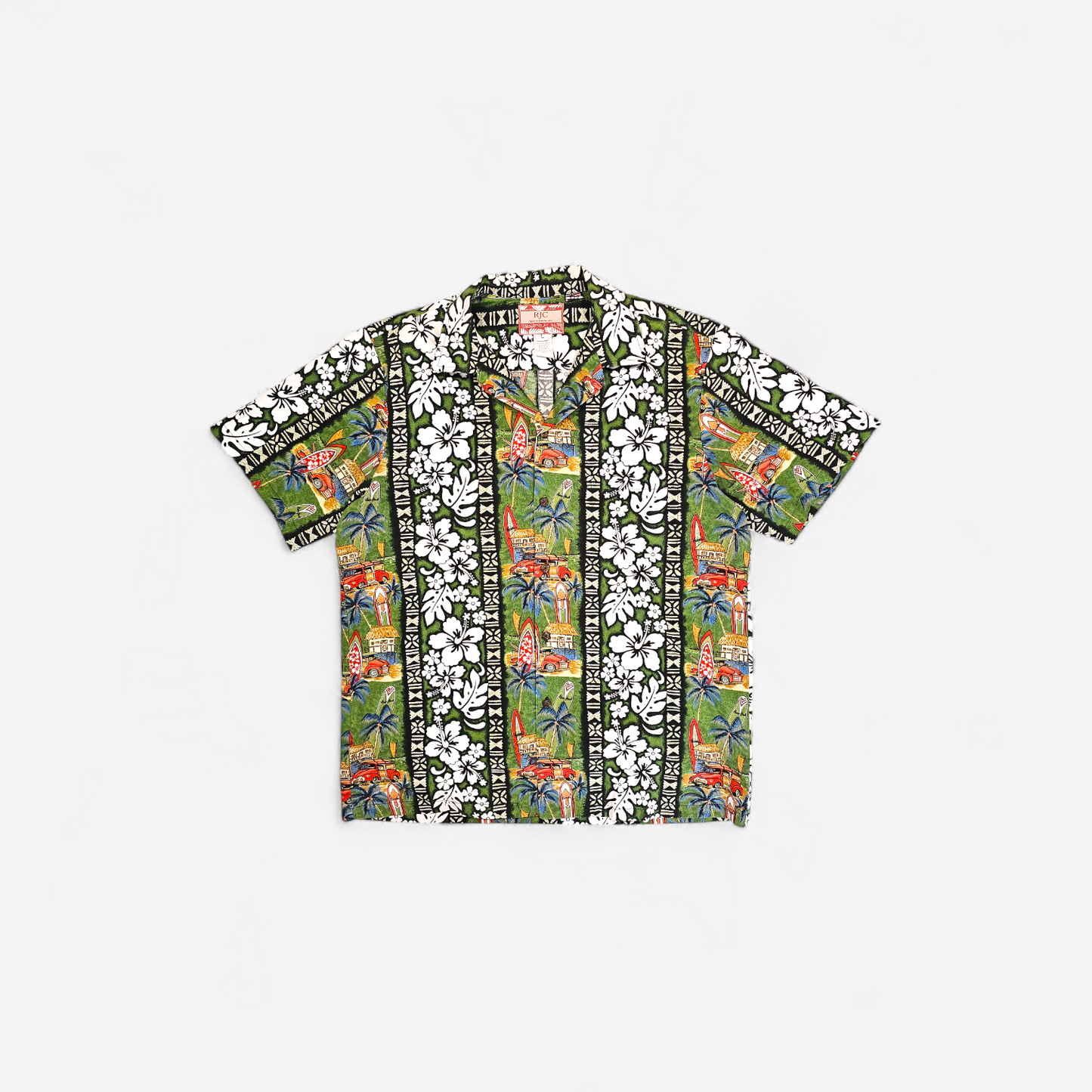 Hawaiian Shirt Vintage RJC - Made in Hawaii USA