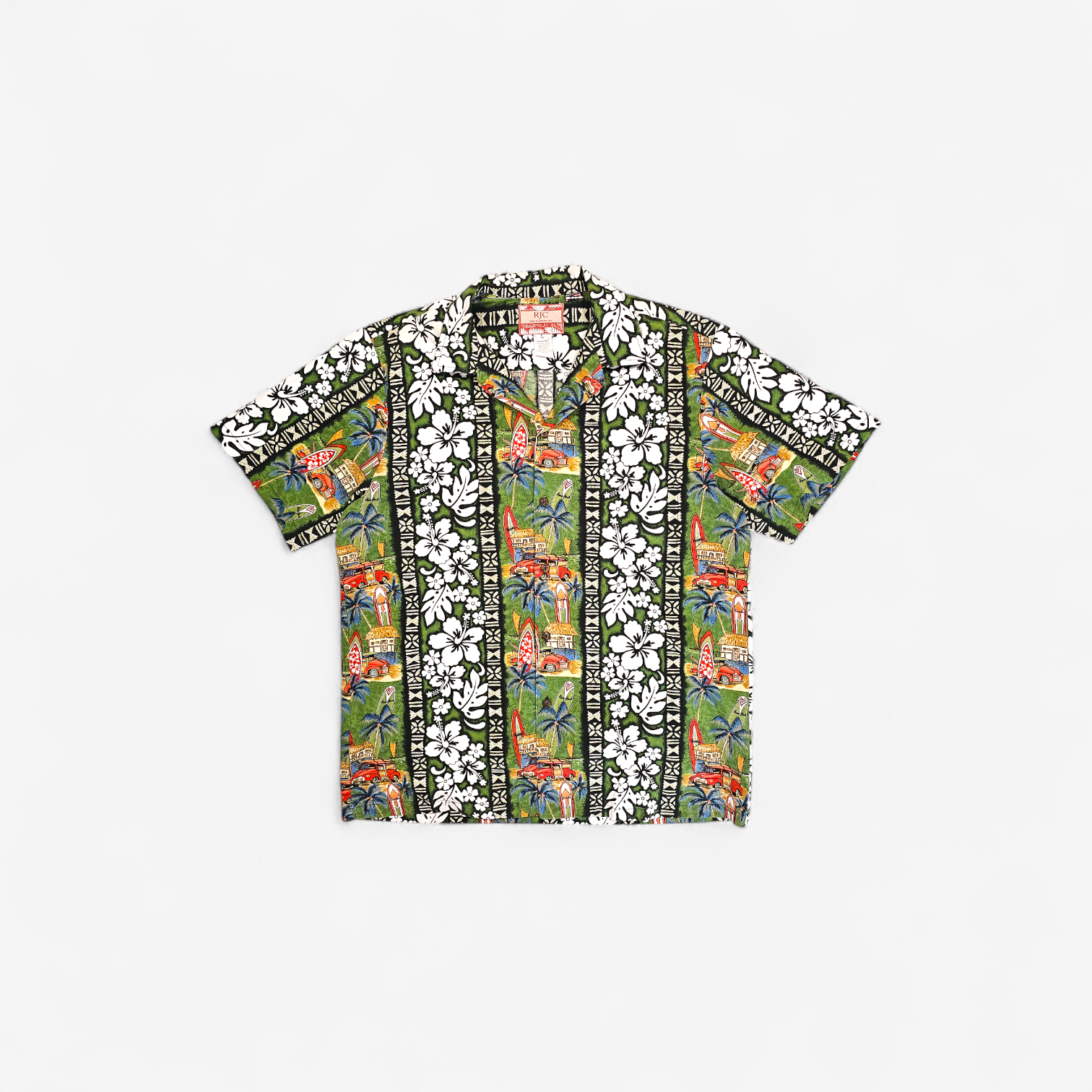 Hawaiian Shirt Vintage RJC - Made in Hawaii USA