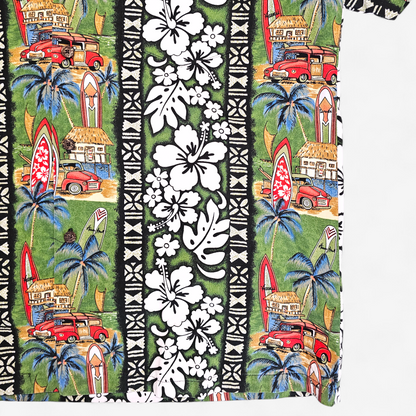 Hawaiian Shirt Vintage RJC - Made in USA Hawaii (L)