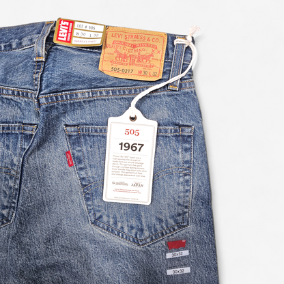 Jean LVC Levi's Vintage Clothing 505 1967 Made in Japan - Selvedge Big E (W30L32)