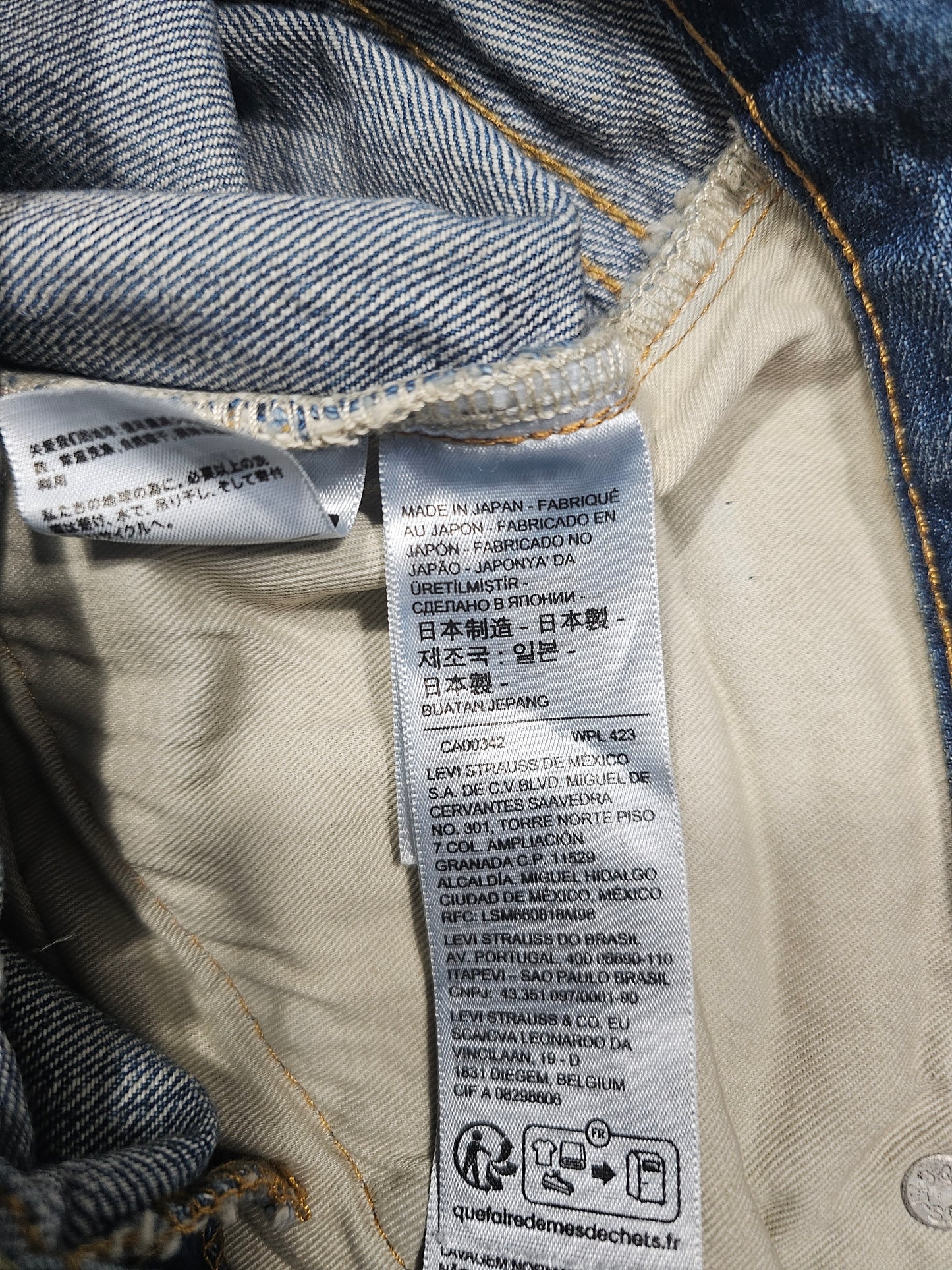 Jean LVC Levi's Vintage Clothing 505 1967 Made in Japan - Selvedge Big E (W30L32)